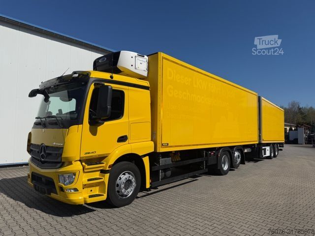 Jäähdytysrekka MERCEDES-BENZ 2540 LL 6x2/4 Kühlkoffer 8.2m LBW 2,5t  Carrier