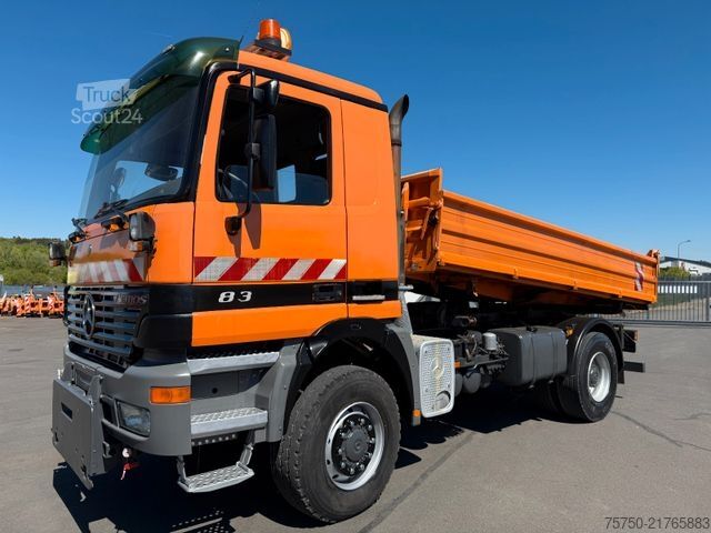 Háromirányú billenő teherautó MERCEDES-BENZ Actros 1831 4x4 Meiller Kipper + Kupplung,