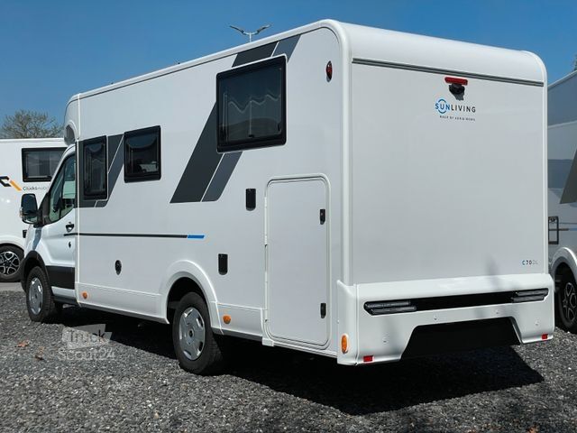 Ημιενσωματωμένο αυτοκινούμενο τροχόσπιτο SUNLIVING C 70 DL *Ford 130 PS*Markise+Solaranlage*