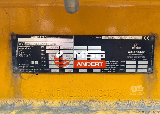 ρυμουλκούμενη πλατφόρμα Goldhofer TN-L6-50/80