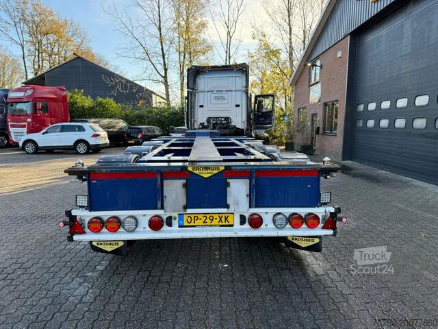 Prevoz zabojnikov Broshuis 3UCC-39/45 2x20/30/40/45 FT Multi Liftas SAF S...