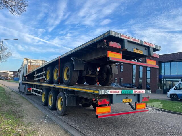 Platte bak Haan OPL45 Heavy Duty / Rungen-Potholes /BPW / 2x Li...