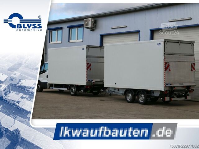 Фургон-бокс IVECO Daily  Durchladezug mit Anhänger Kofferaufbau