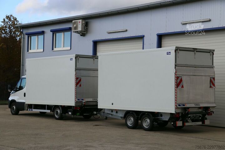 Фургон-бокс IVECO Daily  Durchladezug mit Anhänger Kofferaufbau
