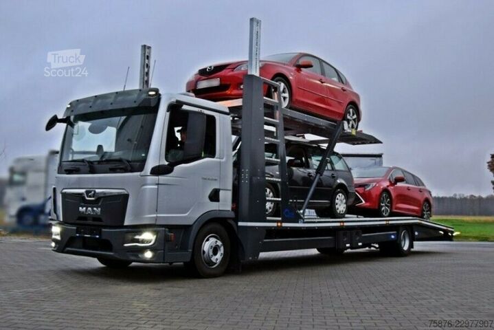 Tovornjak za prevoz avtomobilov MAN 12.250 TGL  Doppelstock für 3 Fahrzeuge