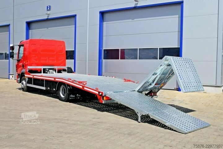 Tovornjak za prevoz avtomobilov DAF LF 210 FA G10 Maschinentransporter 620x245