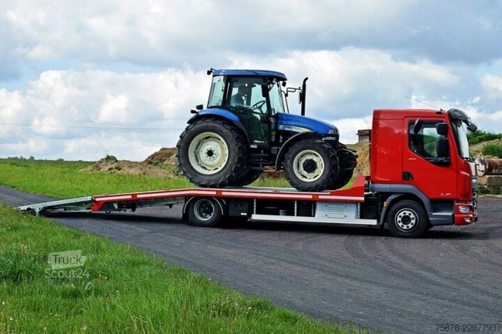 Tovornjak za prevoz avtomobilov DAF LF 210 FA G10 Maschinentransporter 620x245