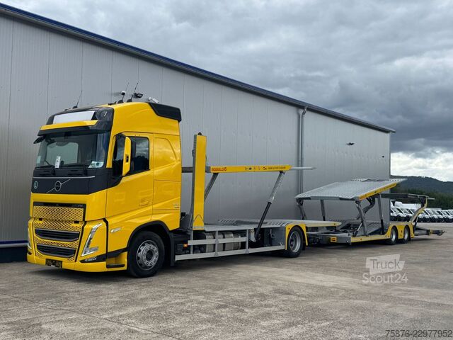 Tovornjak za prevoz avtomobilov VOLVO FH mit Anhänger für 6 PKW