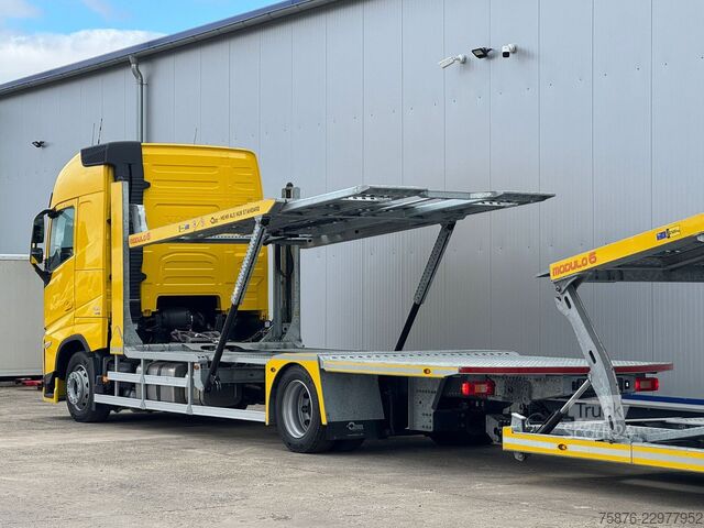 Tovornjak za prevoz avtomobilov VOLVO FH mit Anhänger für 6 PKW