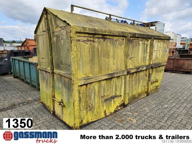 Hákový kontajner  Absetzcontainer ca. 15m³ geschlossen mit Deckel