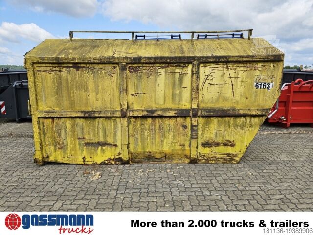 Krokcontainer  Absetzcontainer ca. 15m³ geschlossen mit Deckel