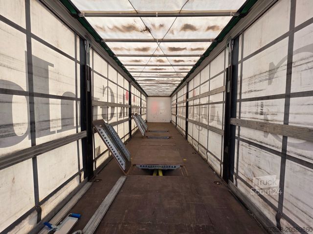 Atvērta puspiekabe ar tentu BERGER SAPL 24 / Coilmulde / 5.460 kg