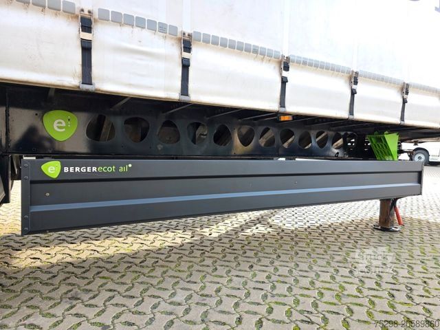 Atvērta puspiekabe ar tentu BERGER SAPL 24 / Coilmulde / 5.460 kg