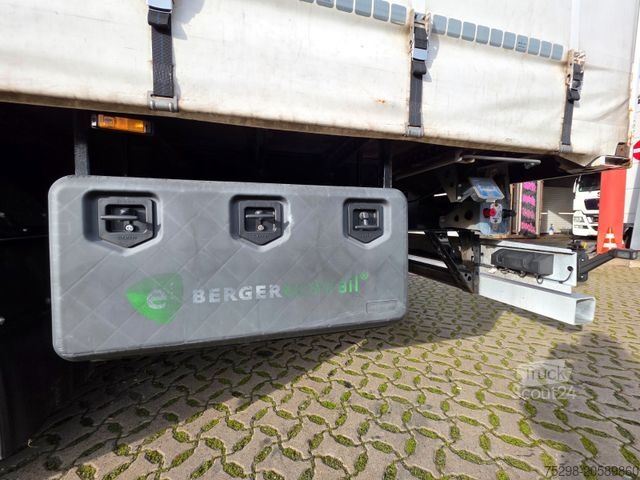 Atvērta puspiekabe ar tentu BERGER SAPL 24 / Coilmulde / 5.460 kg