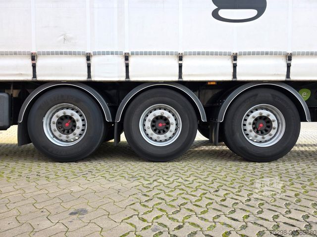 Atvērta puspiekabe ar tentu BERGER SAPL 24 / Coilmulde / 5.460 kg