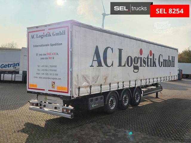 Atvērta puspiekabe ar tentu BERGER SAPL 24 / Coilmulde / 5.460 kg