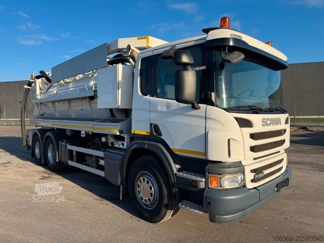 Vakuuma autocisterna SCANIA P360 Euro 6 6x4 Hvidtved Larsen FlexLine 312
