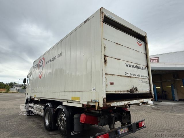 Camião de caixa fechada DAF 105.450 6x2 E6,Intarder,2xKlima,Webasto,Spacecab