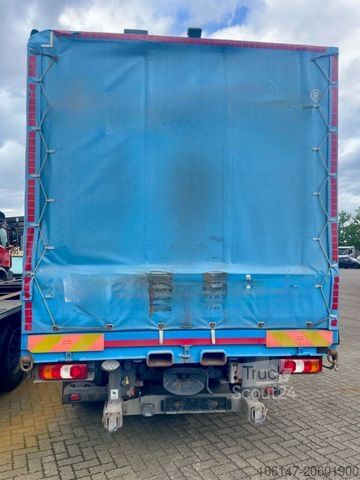 Camión plataforma con toldo MERCEDES-BENZ 2536L Antos 6x2 E6, Klima, M-Haus, Motorschaden!