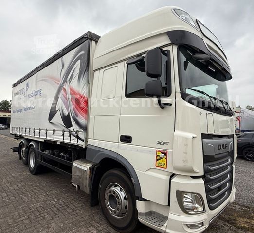 Samochód ciężarowy z plandeką typu platforma DAF 105.450 6x2 E6,Intarder,2xKlima,Webasto,Spacecab