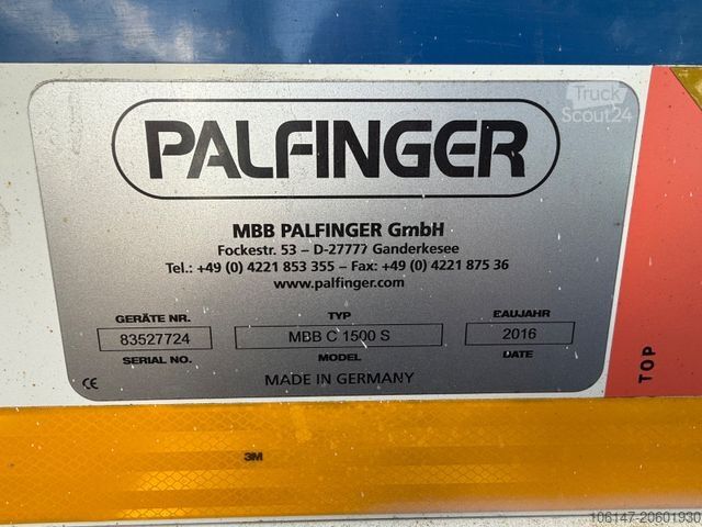 Camion caisson MAN 12.220 E6,AC, Diff.-Sperre, Luftfeder LBW1,5t