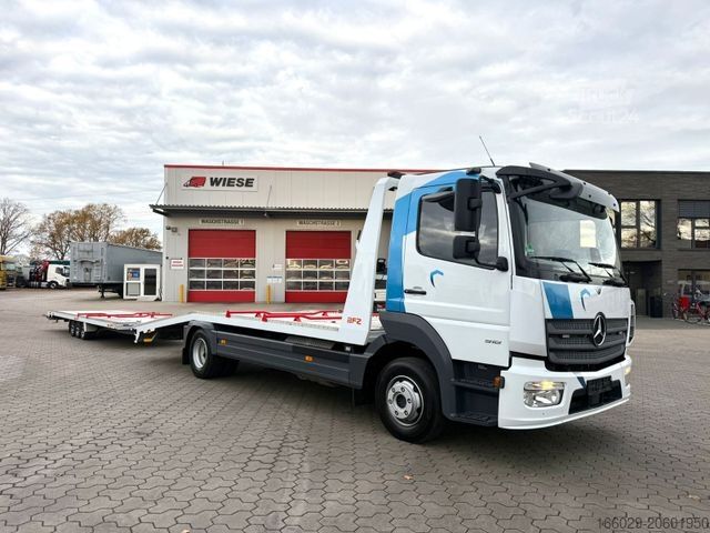 Autodraagtruck MERCEDES-BENZ Atego 918L Autotransporter mit BFZ Anhänger