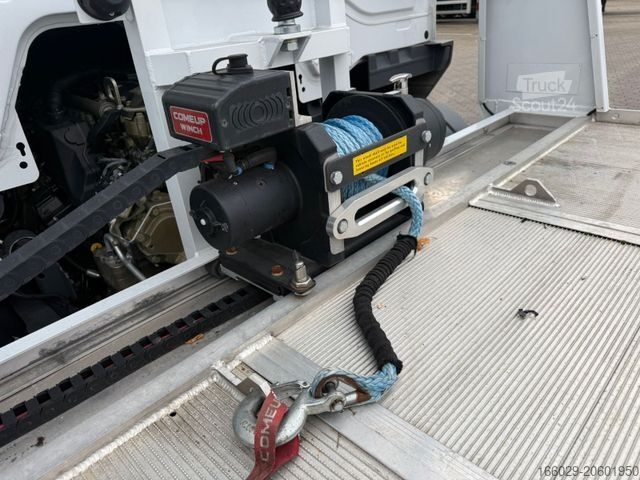 Autodraagtruck MERCEDES-BENZ Atego 918L Autotransporter mit BFZ Anhänger