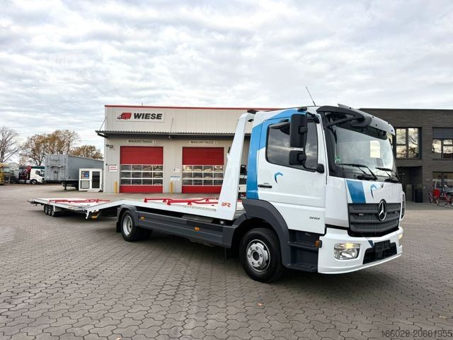 Автомобиль-фургон для перевозки автомобилей MERCEDES-BENZ Atego 918L Autotransporter mit BFZ Anhänger