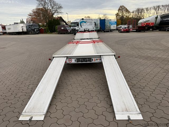 Biltransport varebil MERCEDES-BENZ Atego 918L Autotransporter mit BFZ Anhänger