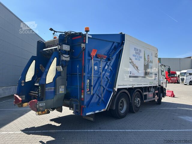 Véhicule de collecte des déchets DAF CF 75 250 EEV / Haller X2C MEKAV 20 m3 / Garbag...