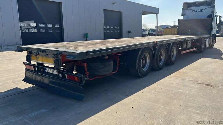 Trailer πλατφόρμας Samro ST39 (DRUM BRAKES / FREINS TAMBOURS)