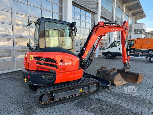 Minigraafmachine KUBOTA KX042-4A / nur 1.462h! / 2022