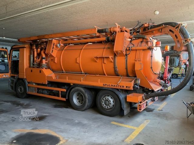 Vakuuma autocisterna MERCEDES-BENZ Actros 2535 L Saug + Spülwagen Assmann Spülmaste