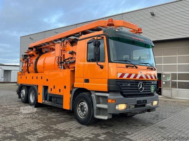 Imutyhjysäiliöauto MERCEDES-BENZ Actros 2535 L Saug + Spülwagen Assmann Spülmaste