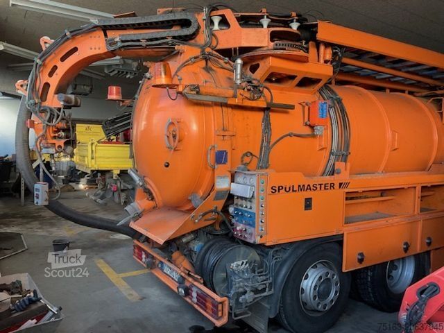 Vakuuma autocisterna MERCEDES-BENZ Actros 2535 L Saug + Spülwagen Assmann Spülmaste