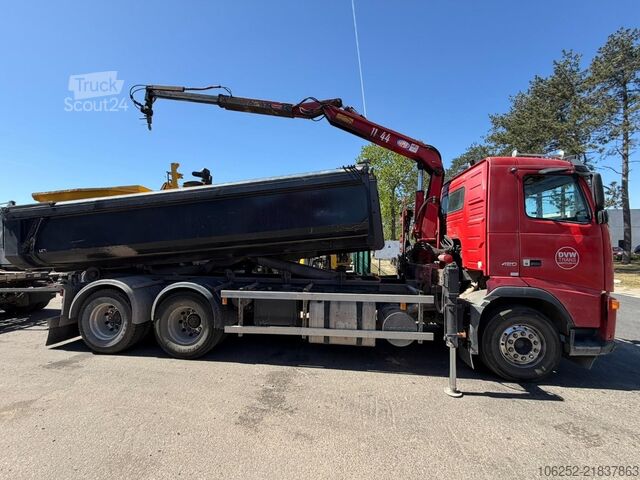 Система за рамо с кука Volvo FH 420 6X2 HOOKLIFT + Z-CRANE HMF 1144 K1 - ALU...