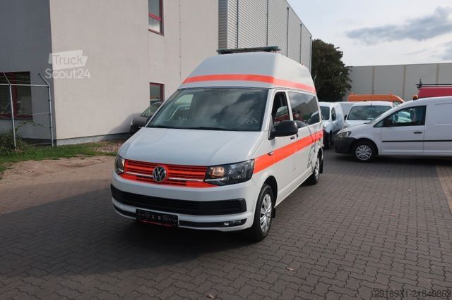 Camion de pompiers VOLKSWAGEN T6 KTW Hochdach lang 1.Hand SHZ / PDC :A93