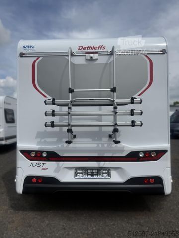 Polointegrovaný karavan DETHLEFFS Just Go Active T 7055 EB Autom.,Isofix,Vorb.-Kit