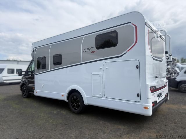 Polointegrovaný karavan DETHLEFFS Just Go Active T 7055 EB Autom.,Isofix,Vorb.-Kit