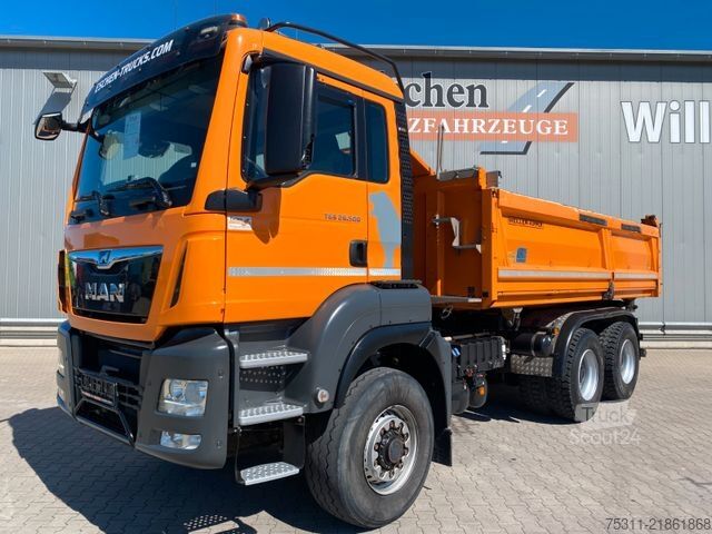 Dreiseitenkipper LKW MAN TGS 26.500 6x6H MEILLER*3S-Kipper*Bordmatik*Navi
