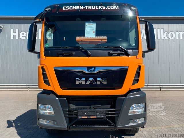 Camión volquete trilateral MAN TGS 26.500 6x6H MEILLER*3S-Kipper*Bordmatik*Navi