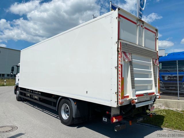 Samochód ciężarowy typu furgon MAN TGM 18.290 BL Koffer 8,35m/LBW 3 to/ nur 190 tkm