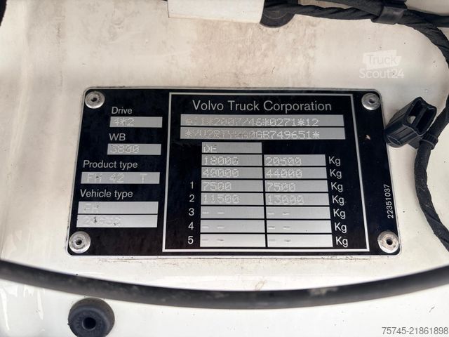 Standardowy ciągnik siodłowy VOLVO FH 460 * STANDKLIMA * GLOBETROTTER *