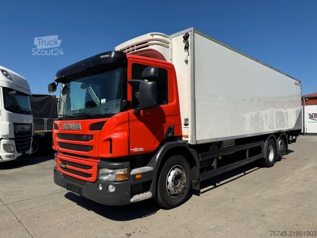 Kühlkoffer-LKW SCANIA P 280 Kühlkoffer mit BÄR Ladebordwand / Kiesling