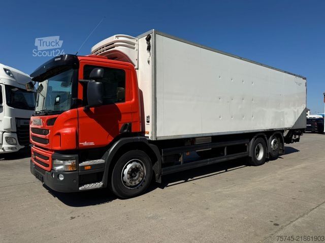 Kühlkoffer-LKW SCANIA P 280 Kühlkoffer mit BÄR Ladebordwand / Kiesling