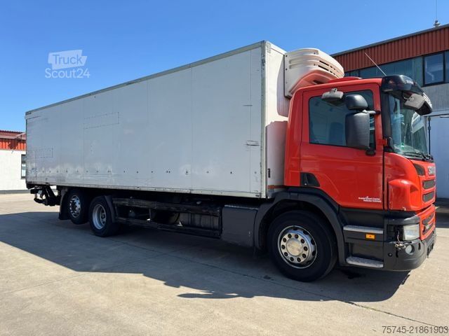 Camion frigorifique SCANIA P 280 Kühlkoffer mit BÄR Ladebordwand / Kiesling