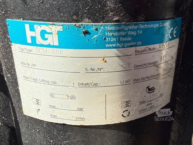 Cits  HGT DCS4-800 Zweischalengreifer / 2019 BJ / SMP