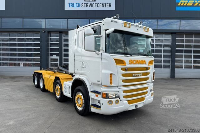Vozidlo s hákom na kontajnery SCANIA G480 8x4 Abroll Sobag