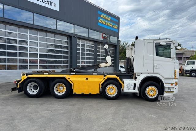 Vozidlo s hákom na kontajnery SCANIA G480 8x4 Abroll Sobag