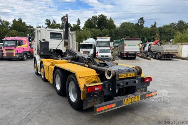 Vozidlo s hákom na kontajnery SCANIA G480 8x4 Abroll Sobag